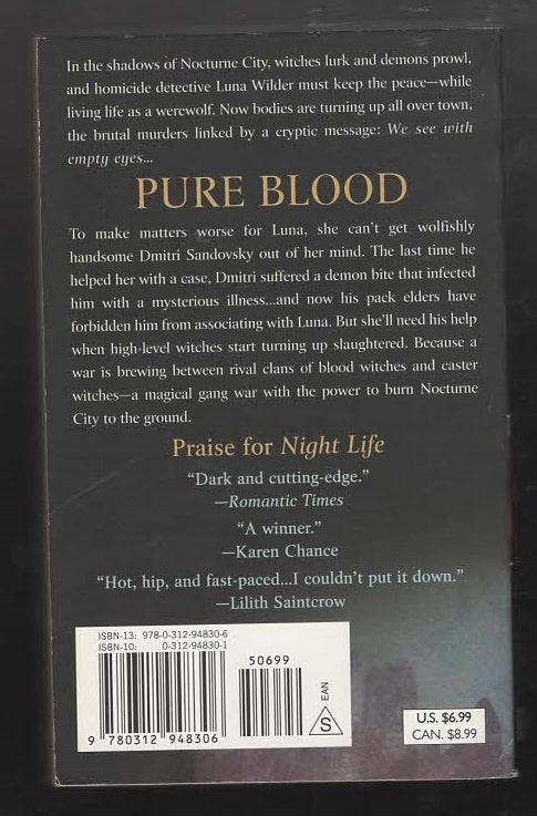 Pure Blood Adult Fiction fantasy fiction magic paperback Paranormal Romance Shapeshifters Supernatural Urban Fantasy used Werewolf Werewolves Books