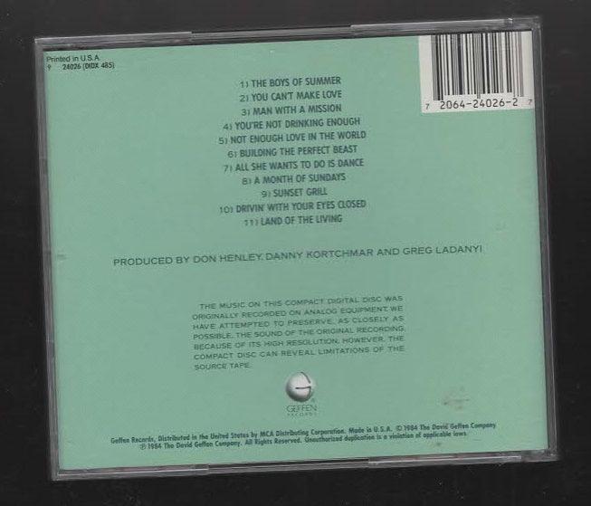 Building The Perfect Beast Album Rock Classic Rock Heartland Rock Mellow Gold Music Singer-Songwriter Soft Rock Yacht Rock CD