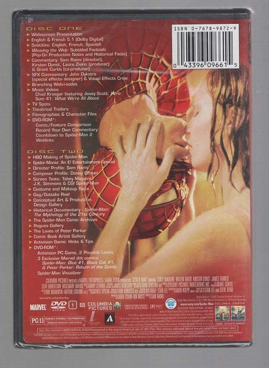 Spider-Man Action Adaptation Adventure Comic Book Adaptation fantasy marvel Movies science fiction Superhero dvd