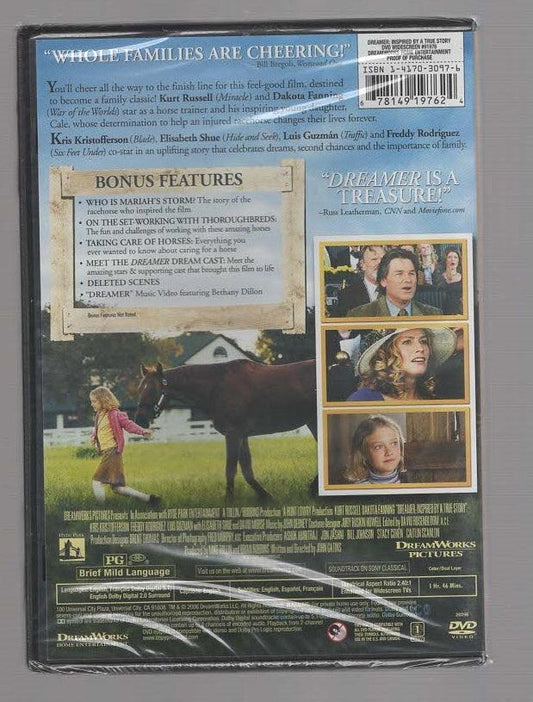 Dreamer Based on a True Story Children Drama Movies Sports dvd