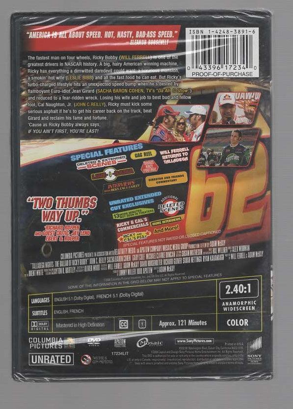 Talladega Nights: The Ballad Of Ricky Bobby Action Adventure Comedy Movies Sports dvd