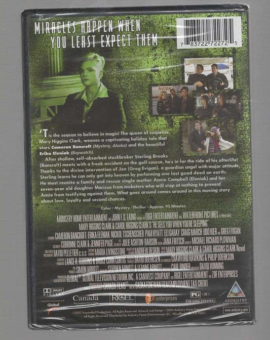 He Sees You When You're Sleeping Adaptation Comedy Mary Higgins Clark Collection Movies mystery Supernatural Television thriller dvd