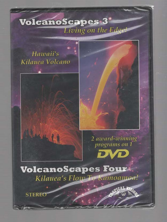 VolcanoScapes 3: Living On The Edge/ VolcanoScapes 4: Kilauea's Flow To Kamoamoa Award Winning Documentary Movies dvd