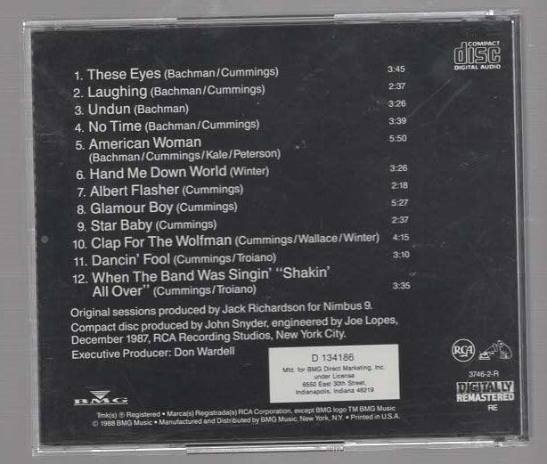 The Greatest Of The Guess Who Classic Canadian Rock Classic Rock Country Rock Folk Music Folk Rock Heartland Rock Mellow Gold Music Pop Music Rock Music Singer-Songwriter Soft Rock CD