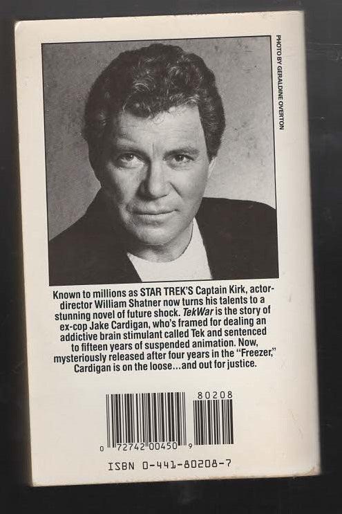 TekWar crime Cyberpunk Detective fiction mystery Novels paperback science fiction Science Fiction Fantasy Star Trek thriller used Books