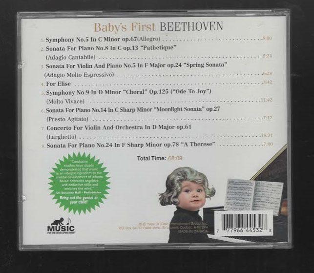 Baby's First Beethoven Classical Era Classical Music Early Romantic Era French Classical Piano German Romanticism Music CD