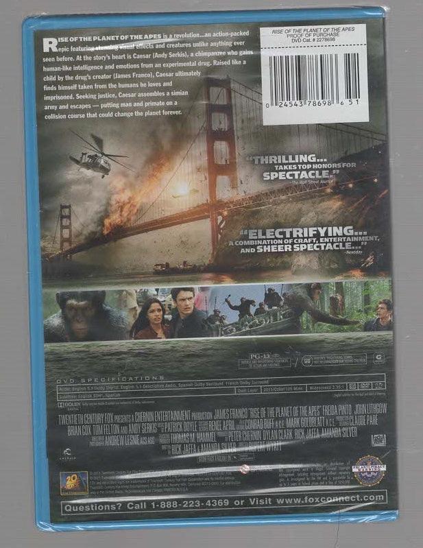 Rise Of The Planet Of The Apes Action Adventure Drama Movies science fiction thriller dvd