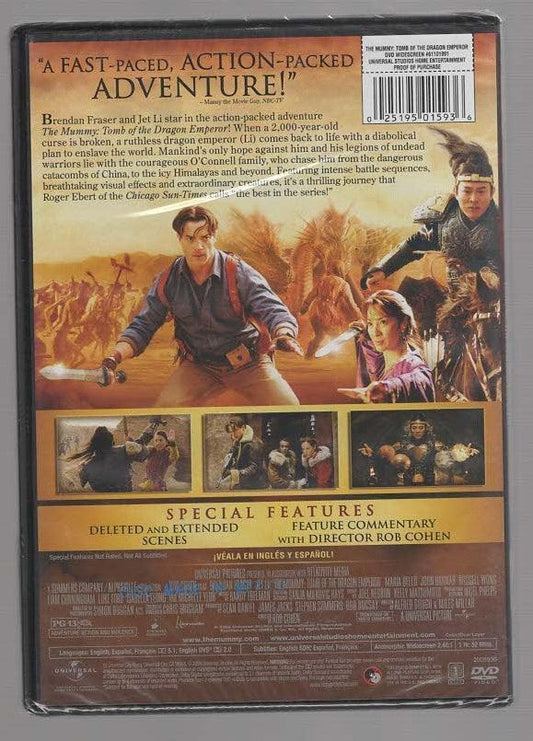 The Mummy Tomb Of The Dragon Emperor Action Adaptation Adventure fantasy horror Movies dvd