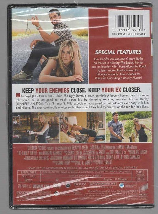 The Bounty Hunter Action Comedy Movies Romance Romantic Comedy dvd