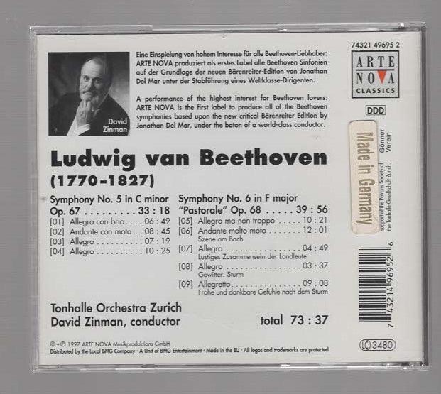 Ludwig Van Beethoven Symphony: No. 5 & No. 6 Classical Era Classical Music Early Romantic Era German Romanticism Music Orchestra CD