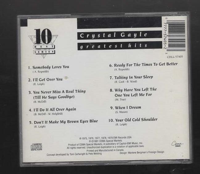Crystal Gayle: Greatest Hits Classic Country Pop Country Music Country Rock Mellow Gold Music Soft Rock CD
