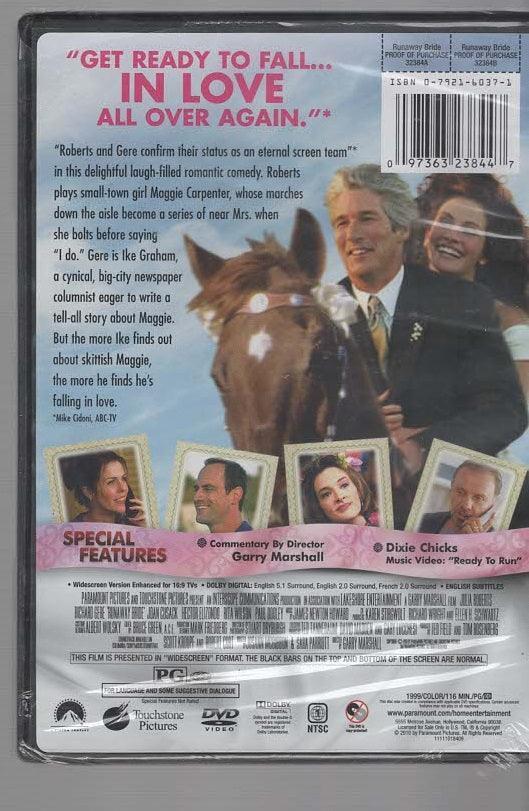 Runaway Bride Comedy Movies Road Romance Romantic Comedy Screwball Comedy dvd