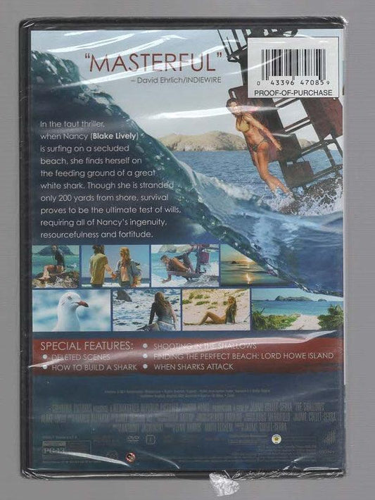 The Shallows horror Movies Shark thriller dvd