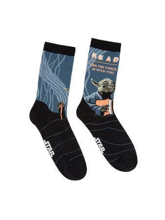 Star Wars: Yoda READ Socks Unisex Small - Hasberts