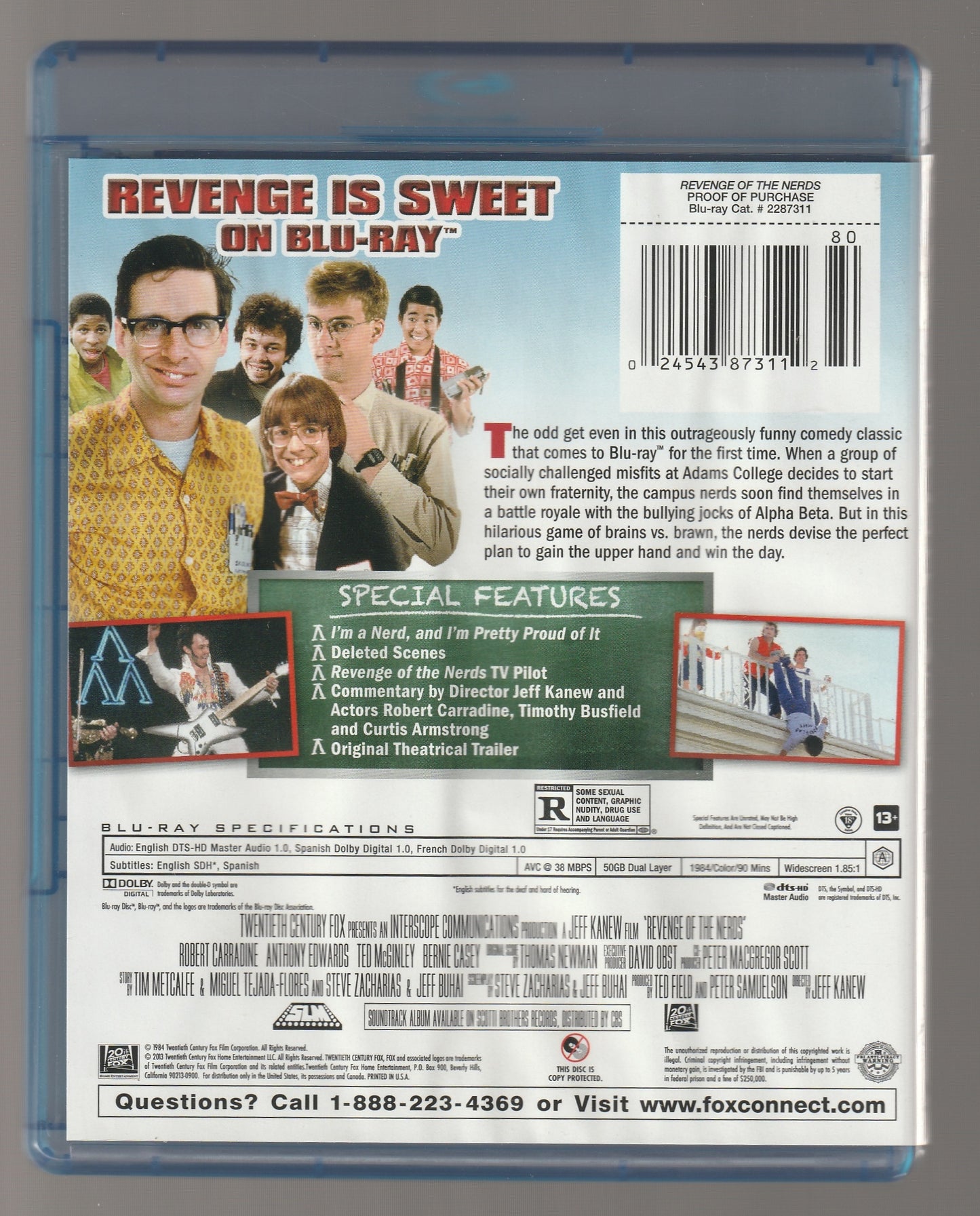 Revenge Of The Nerds Comedy Comedy Drama Cult Film High School Movies quirky comedy Ranchy comedy school slapstick Teen used Movie