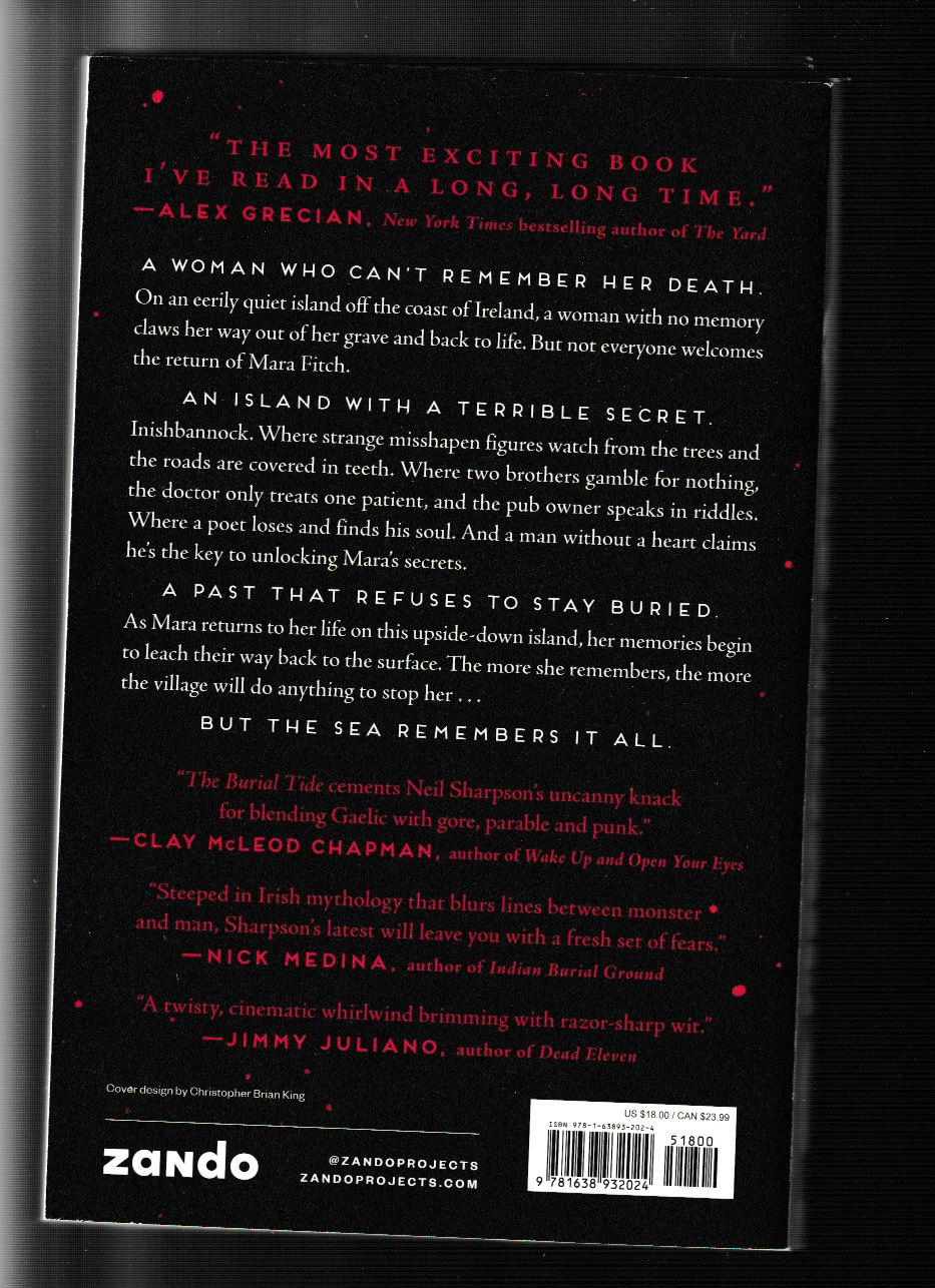 March 2026 Nightmare on Meeker Street Book Club Selection - The Burial Tide