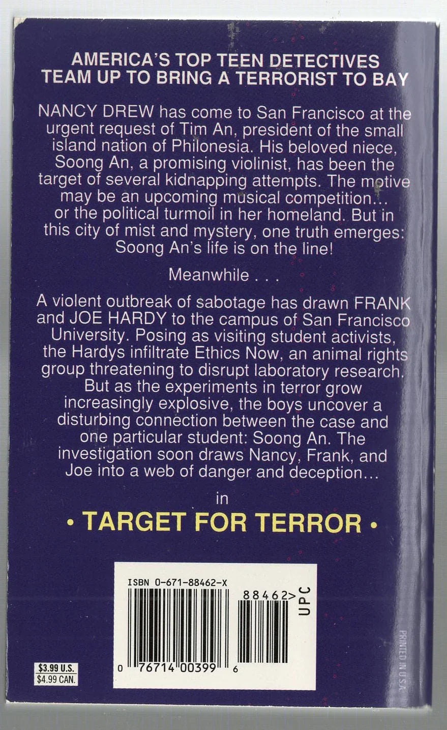 Target for Terror mystery used Young Adult Books