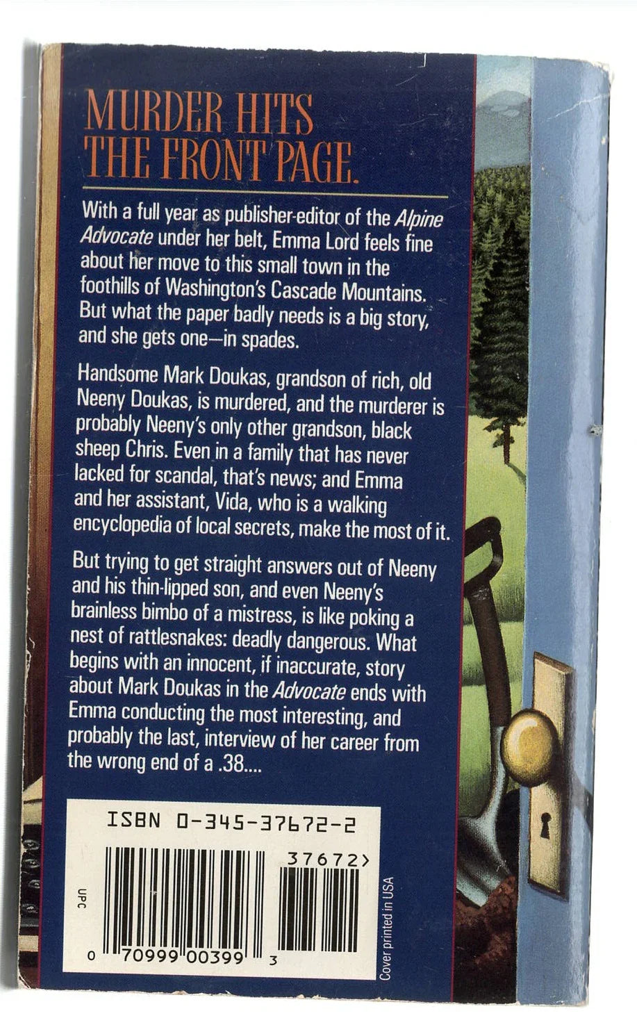 The Alpine Advocate Cozy Mystery crime murder mystery mystery thriller used Books
