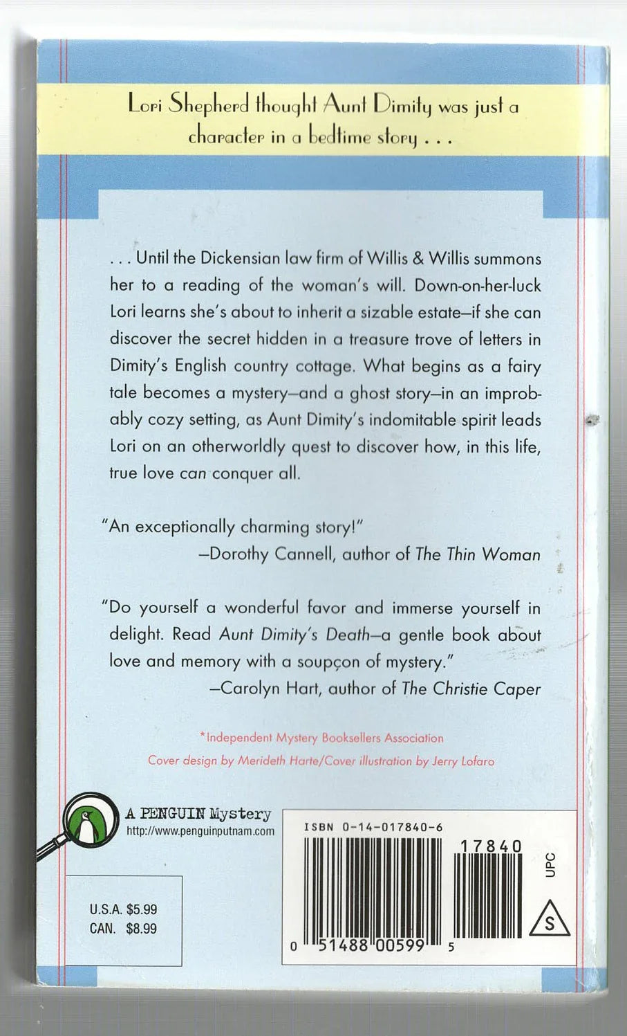 Aunt Dimity's Death Cozy Mystery Ghost mystery Paranormal Paranormal Mystery Romance used Books
