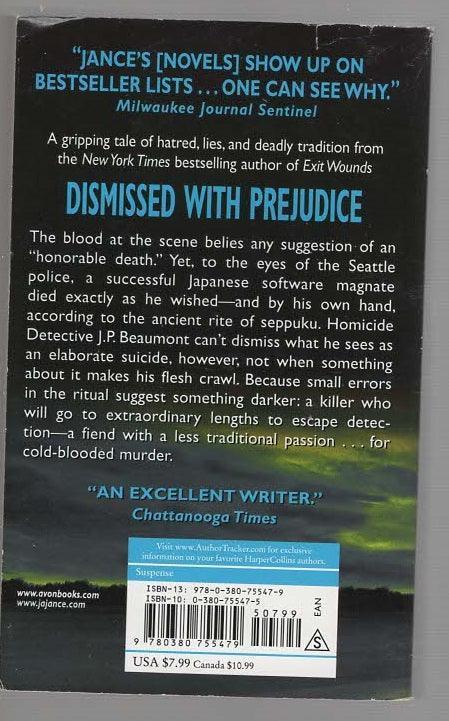 Dismissed With Prejudice Cozy Mystery Crime Fiction Detective Fiction mystery thriller used Books