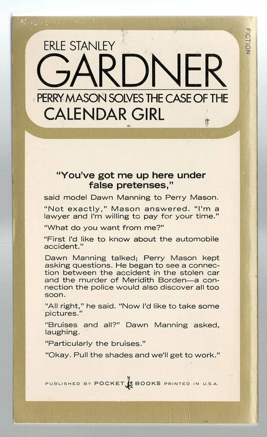 The Case of the Calendar Girl Detective Fiction Legal Thriller murder mystery mystery used Books