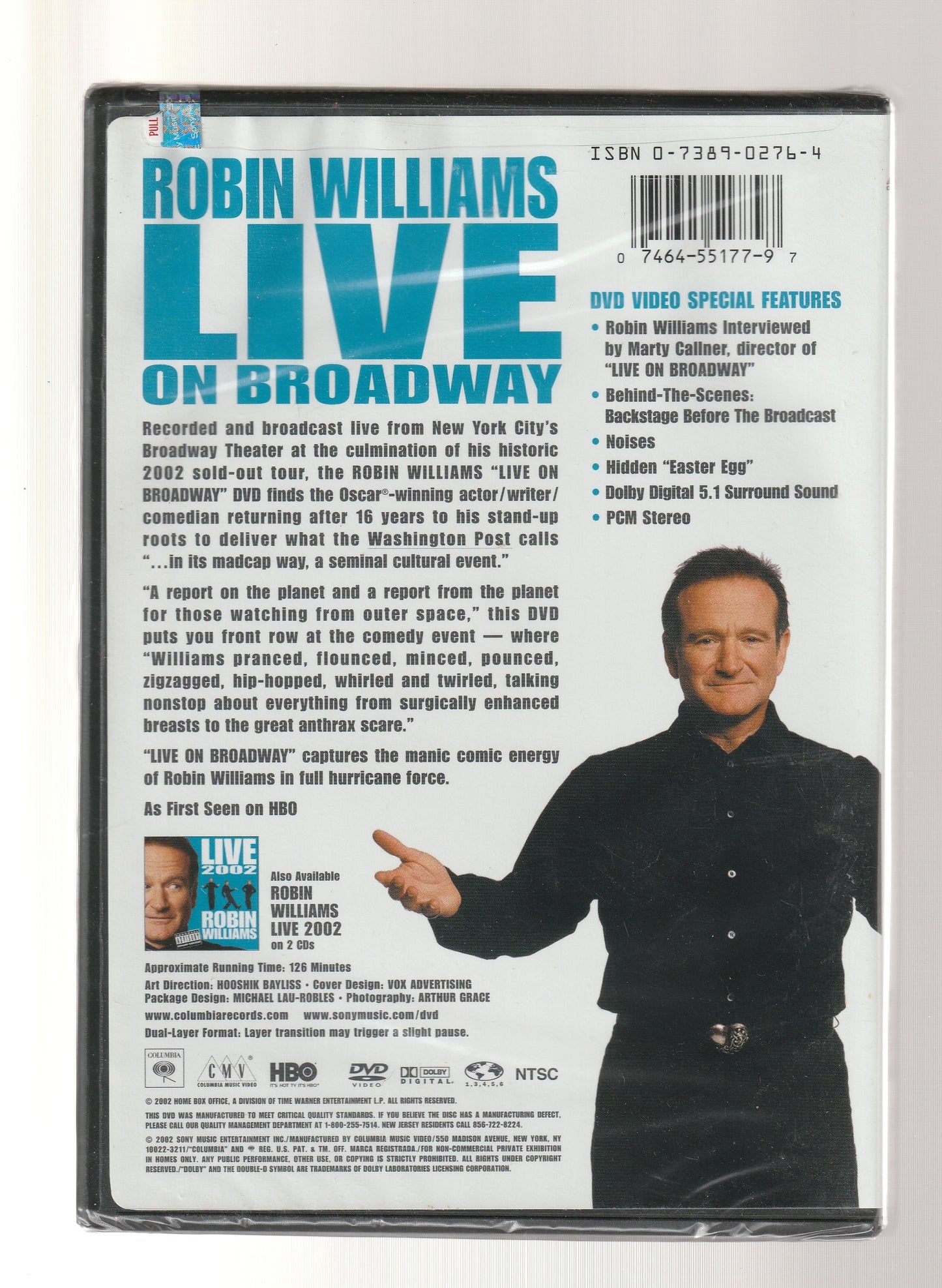 Robin Williams Live on Broadway
