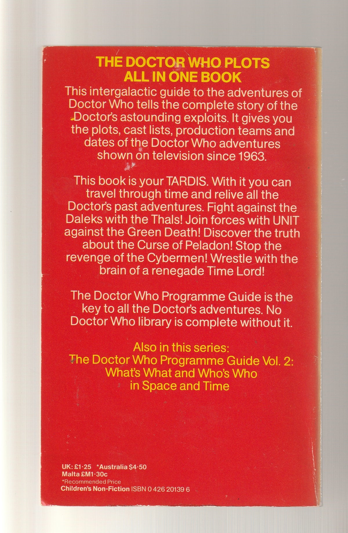 The Doctor Who Programme Guide Volume 1