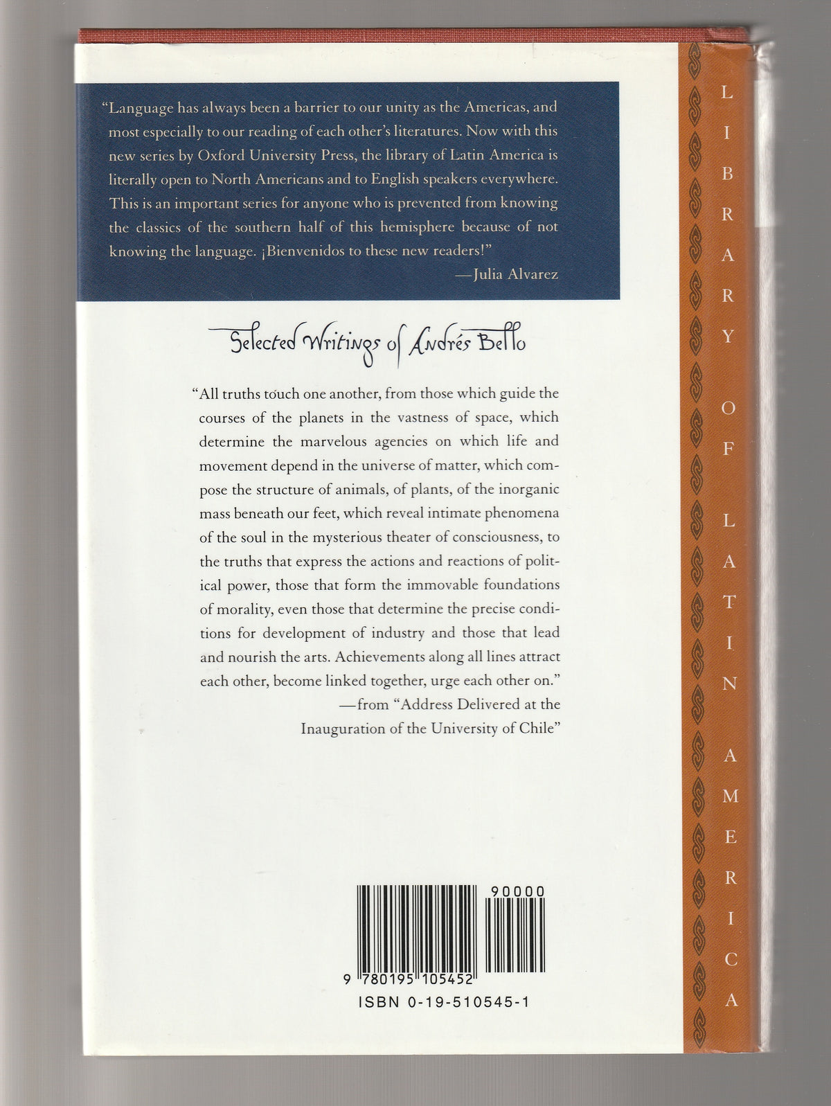 Selected Writings of Andre's Bello