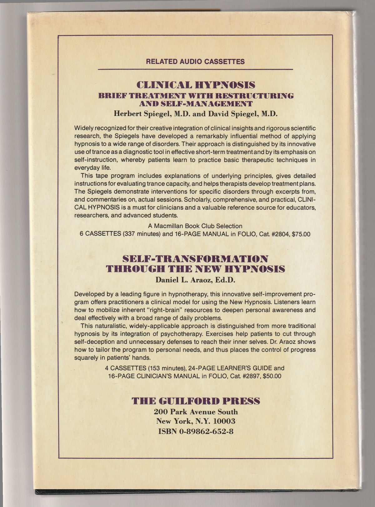Case Studies in Hypnotherapy