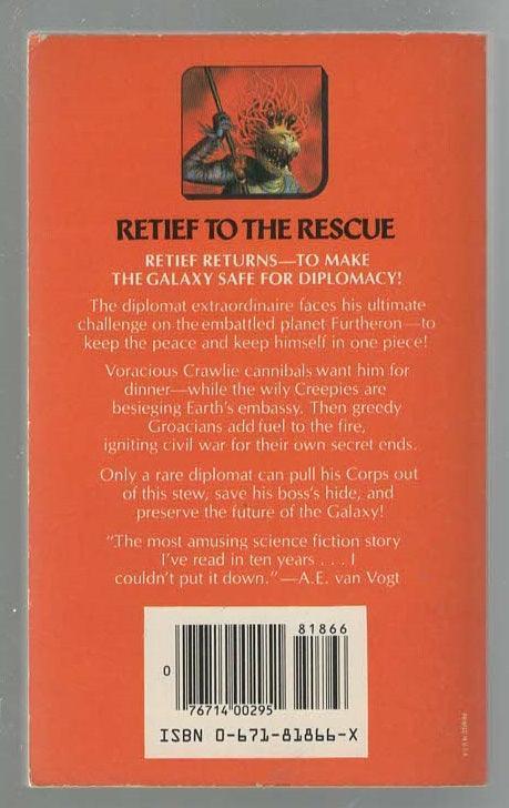Retief To The Rescue Action Adventure Classic Science Fiction Humor science fiction Space Opera used Books