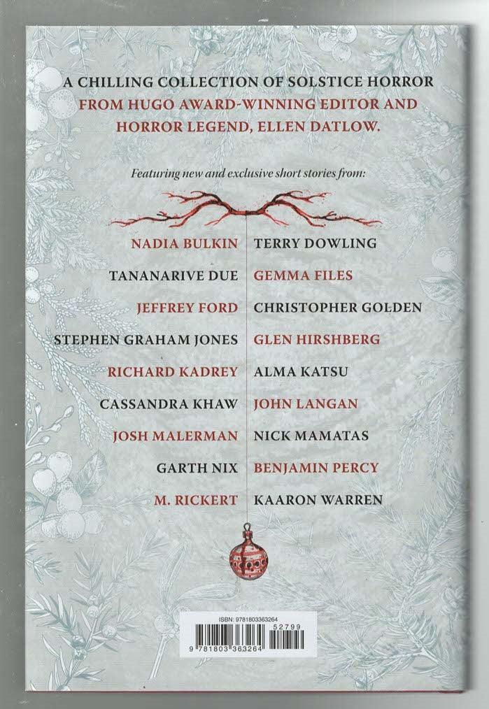 January 2024 Nightmare on Meeker Street Book Club Selection - Christmas and Other Horrors: A Winter Solstice Anthology - Hasberts