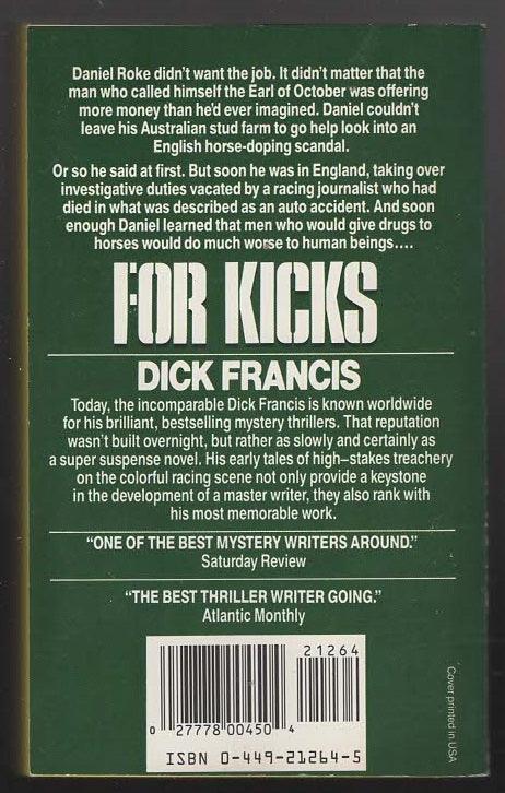 For Kicks Adventure crime Crime Fiction Crime Thriller Detective Detective Fiction mystery Suspense used Books