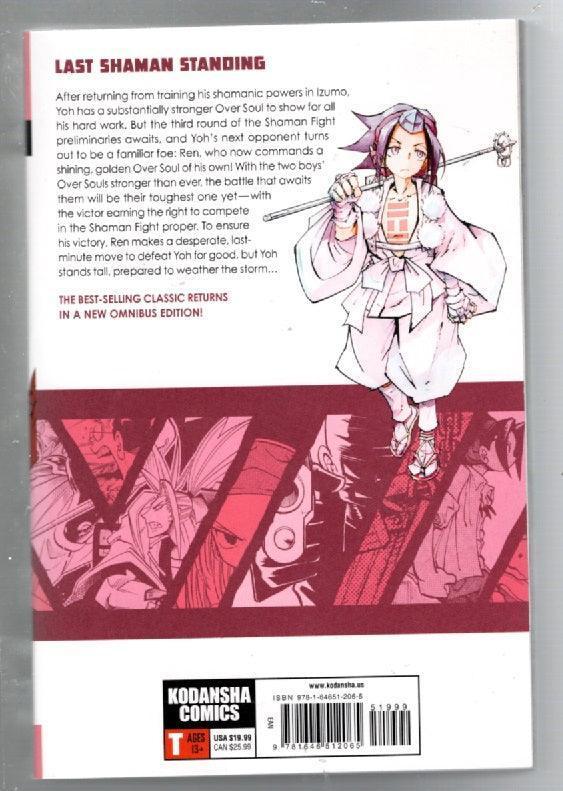 Shaman King vol. 7, 8, & 9 Action Adventure fantasy Graphic Novels Manga Books