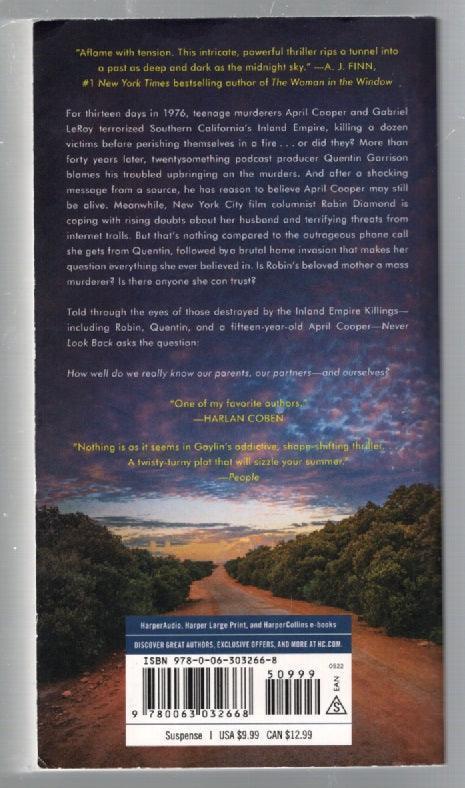 Never Look Back Adventure crime Crime Fiction Crime Thriller Detective Detective Fiction mystery mystery thriller thriller used Books