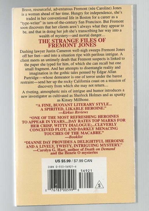 The Strange Files Of Fremont Jones Cozy Mystery Detective Detective Fiction historical fiction mystery used Books