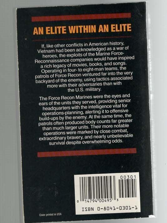 Inside Force Recon History Military Fiction used book