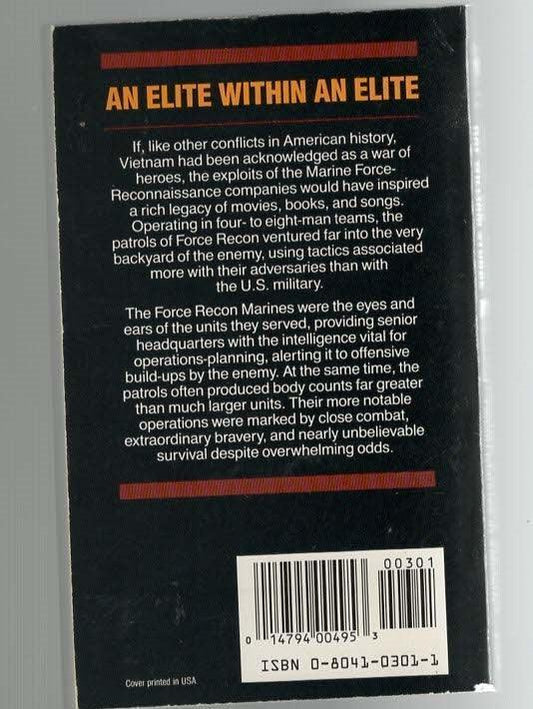 Inside Force Recon History Military Fiction used book
