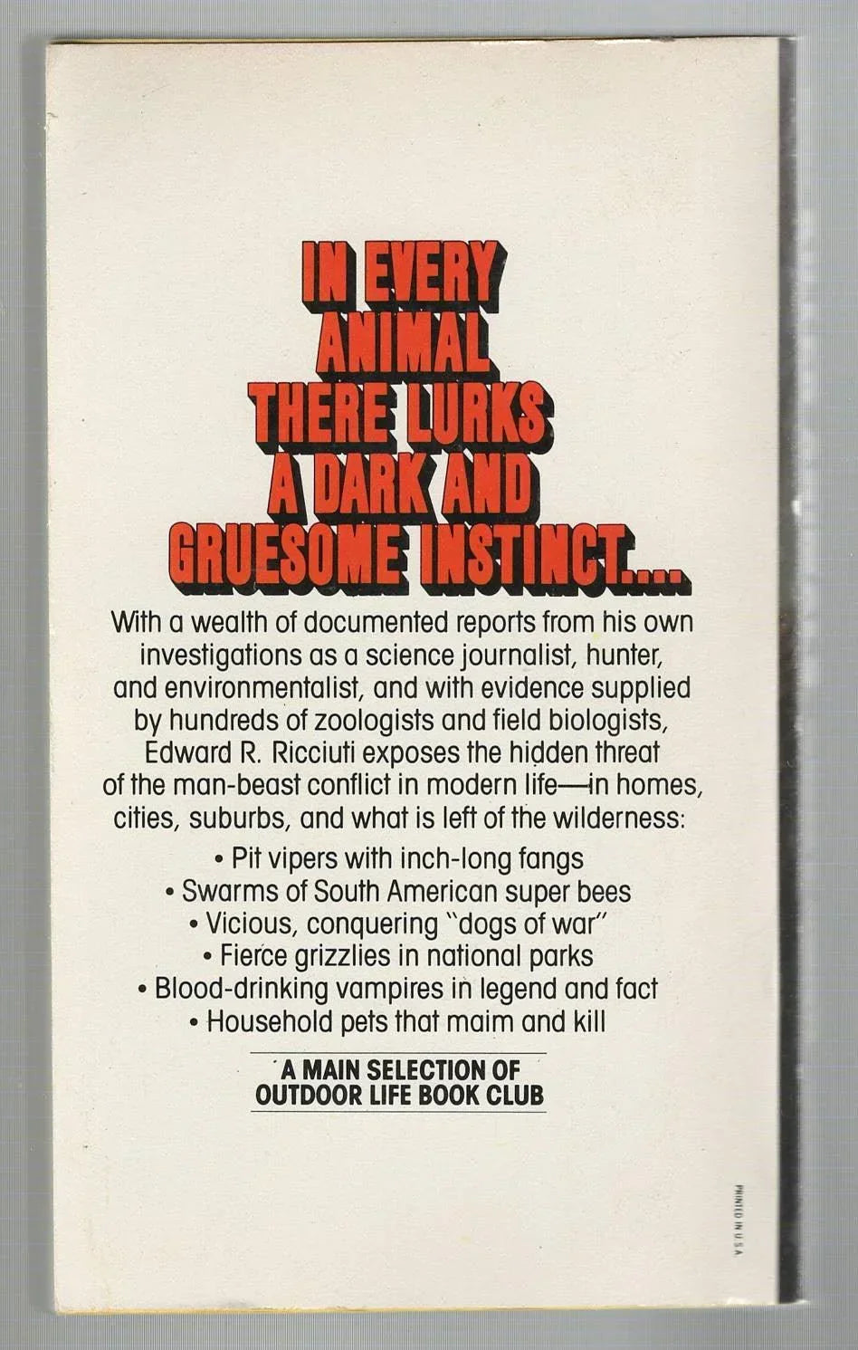 Killer Animals Animal attacks Animals Nature Science used Books