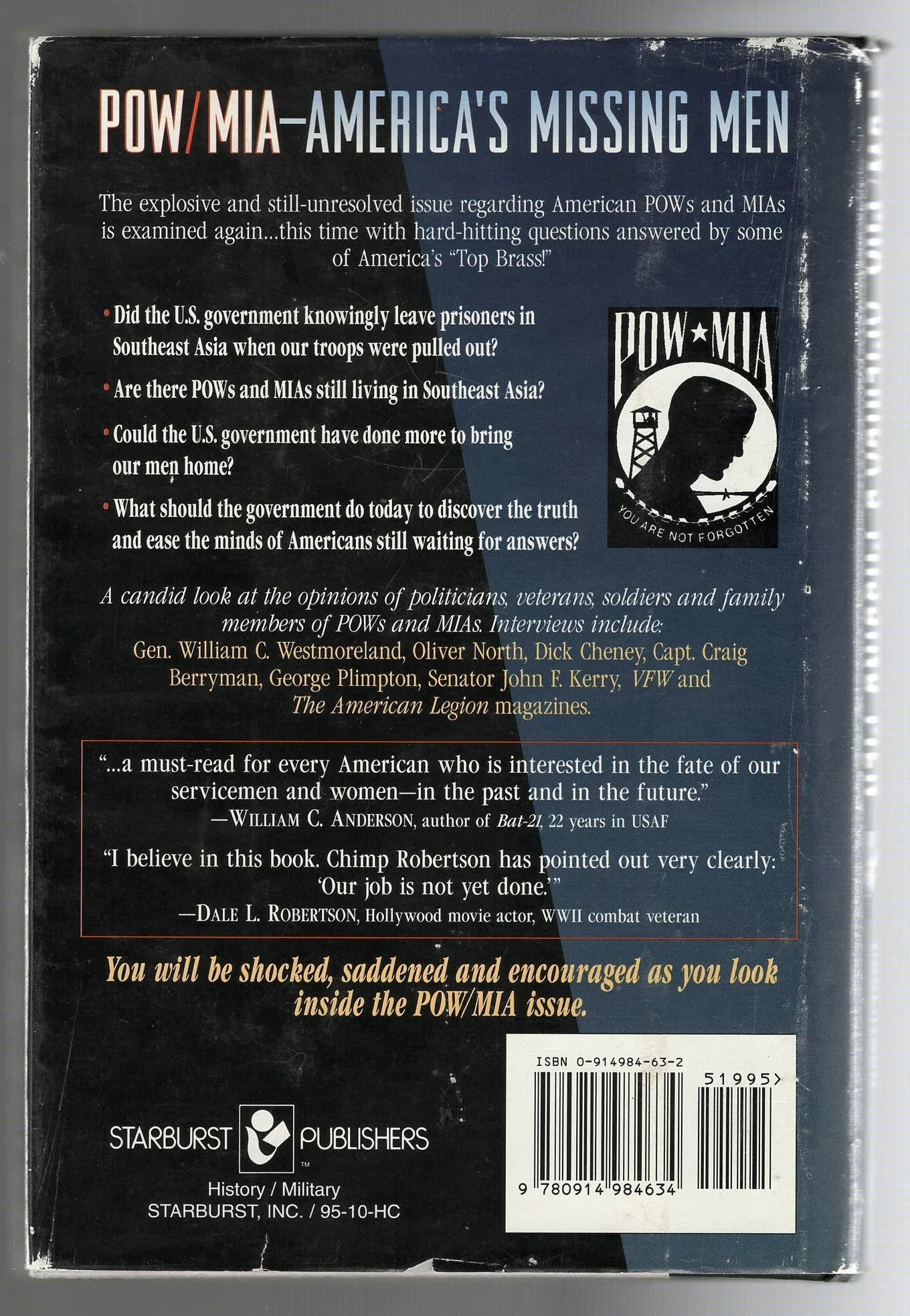 POW/MIA America's Missing Men - Hasberts