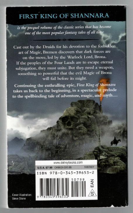 The First King Of Shannara Action Adventure fantasy used Books