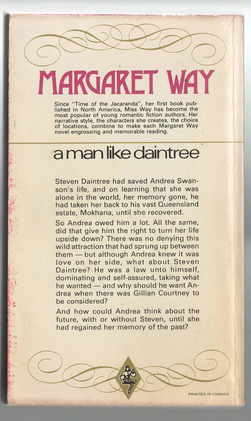 A man like daintree Harlequin Romance used Books