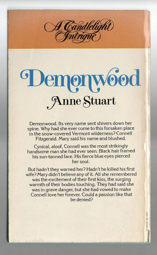 Demonwood Contemporary Romance Romance Romantic Suspense used Books