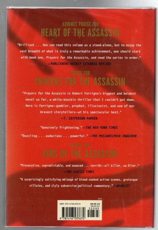 Heart Of The Assassin Action Adventure Alternate History crime Crime Thriller Dystopia Espionage Military Science Fiction Post Apocalyptic science fiction Spy Spy Thriller thriller used Books