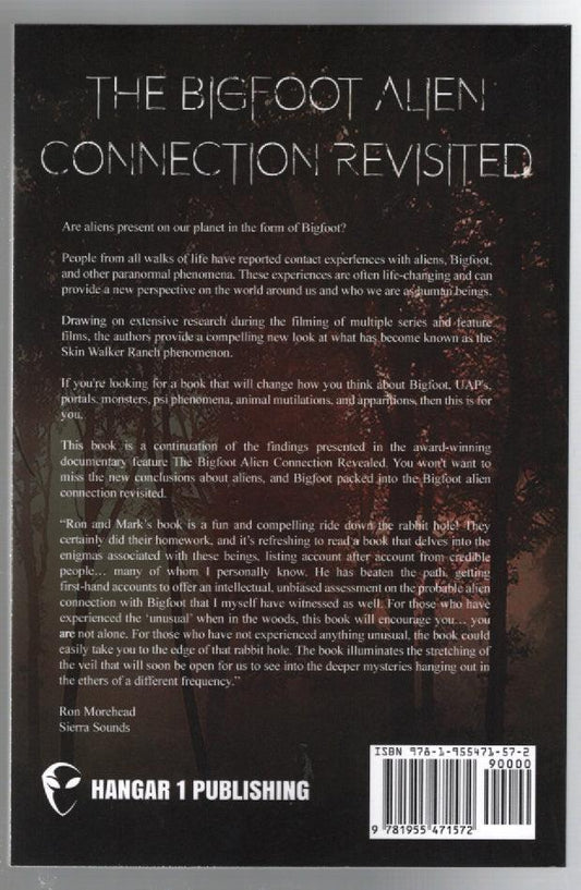The Bigfoot Alien Connection Revisited Alien Bigfoot cryptid Mythology Nonfiction Sasquattch UFO Books
