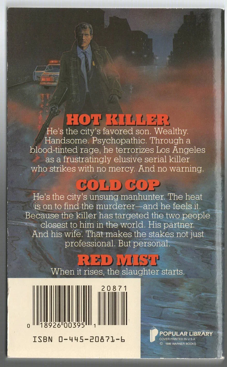 Red Mist Crime Thriller Detective Fiction mystery mystery thriller thriller used Books