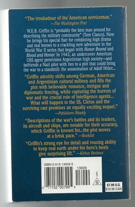 Secret Honor Espionage fiction historical fiction Military Fiction thriller War