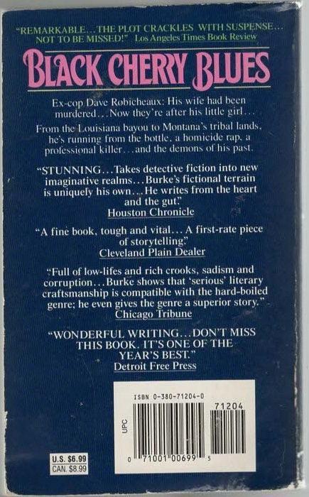 Black Cherry Blues Crime Fiction mystery paperback used Books
