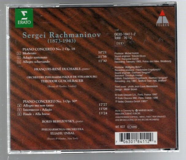 Rachmaninov Piano Concertos no. 2 & 3 Classical Music CD