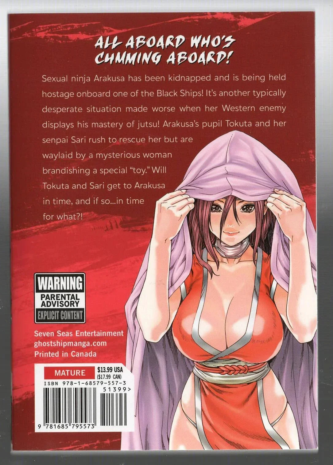 Ero Ninja Scrolls 5 Graphic Novels Manga used Books