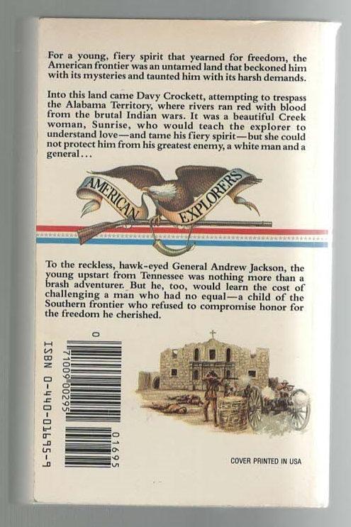 frontier fighter - davy crockett Adventure historical fiction used book